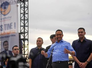 Foto Safari Politik Perdana Anies Baswedan di Medan 3